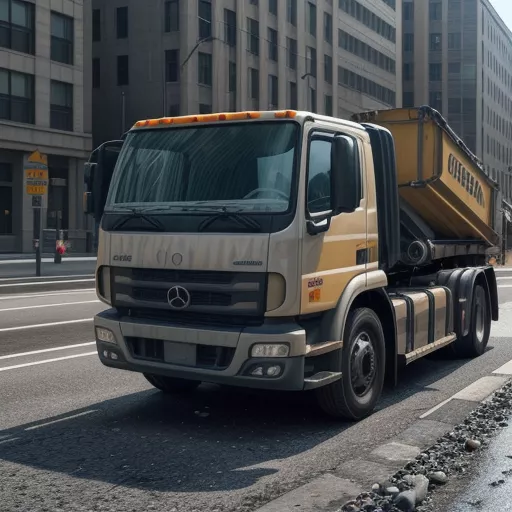 Garbage Truck in Operation