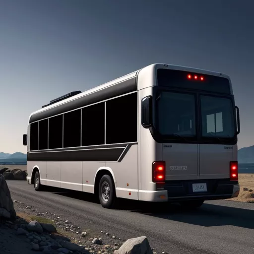 Luxury sleeper bus exterior