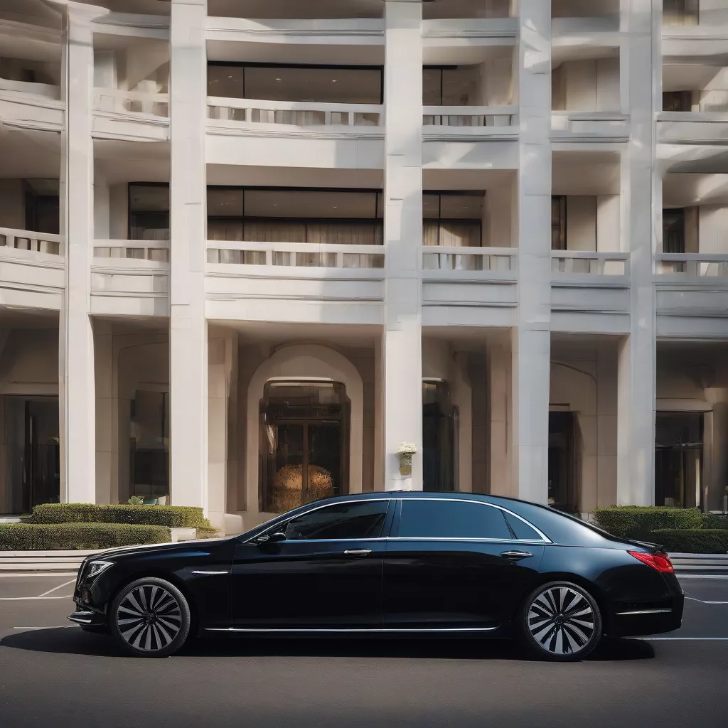 Modern and luxurious car