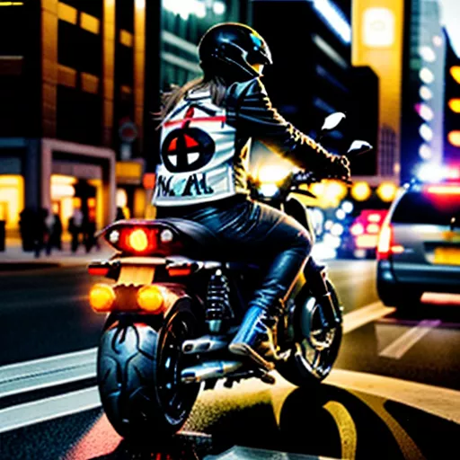 Xe máy biển AA lướt nhanh trên phố