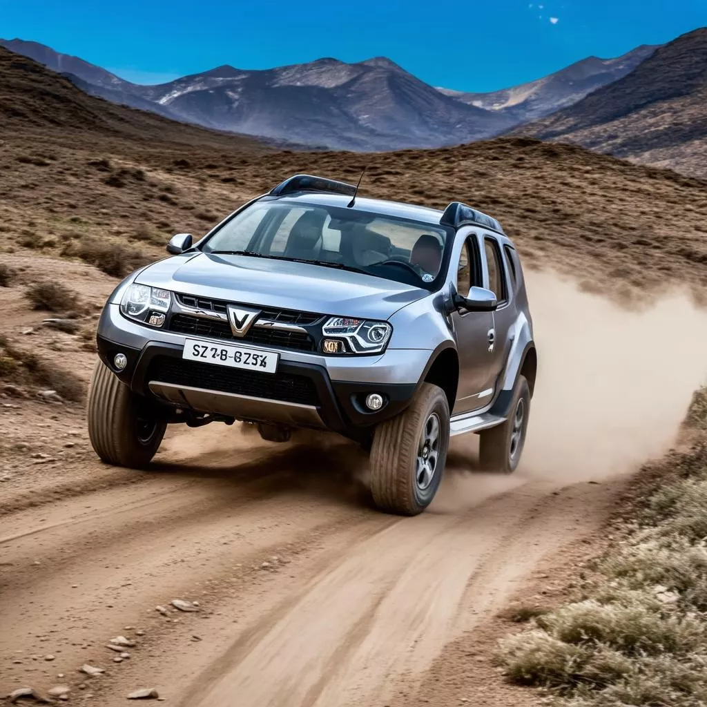 High-clearance SUV off-roading