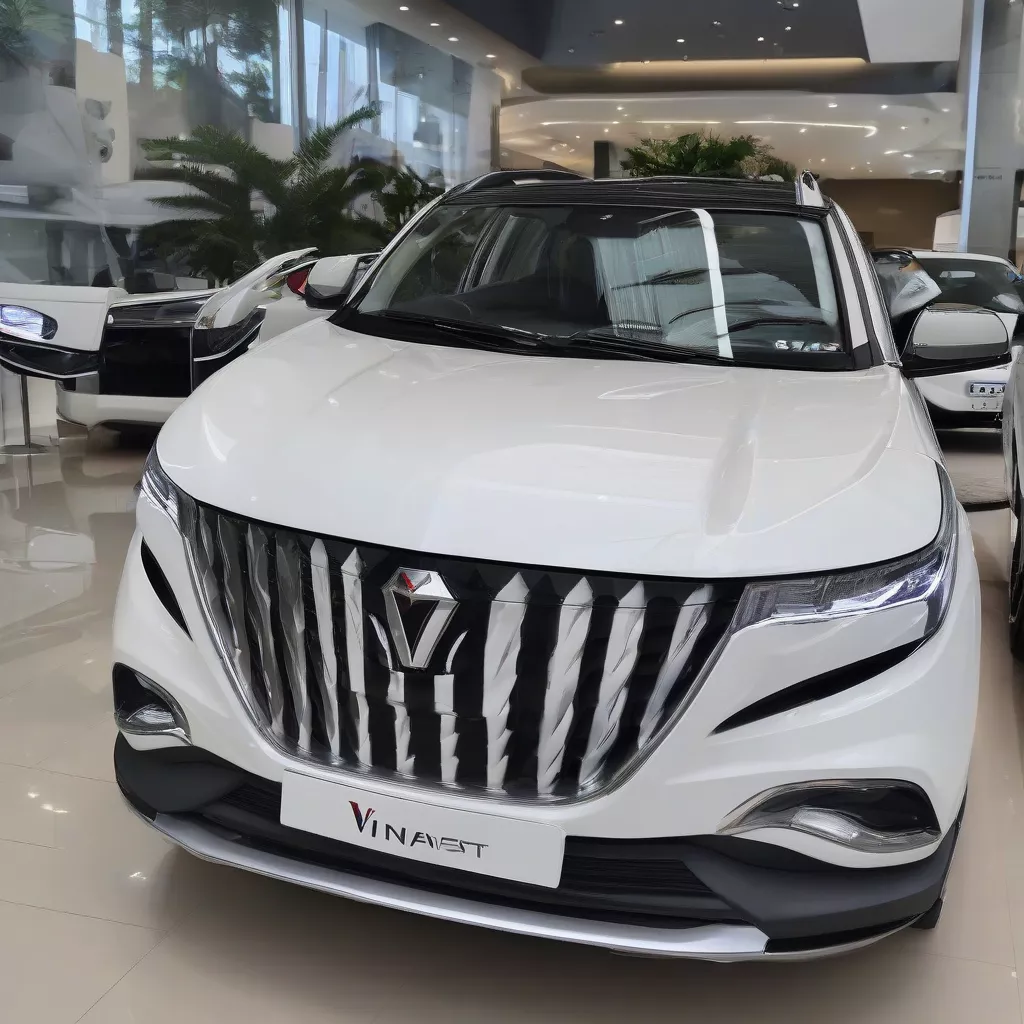 Xe ô tô 7 chỗ Vinfast Lux SA2.0 màu trắng