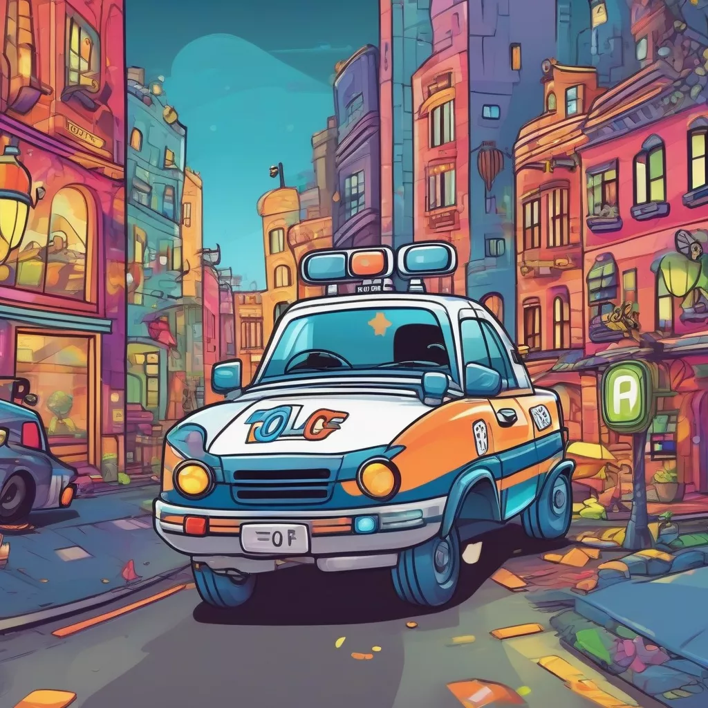 Xe ô tô cảnh sát hoạt hình: Niềm mơ ước của mọi đứa trẻ