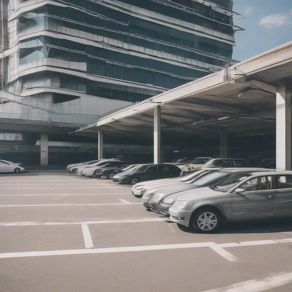 Xe ô tô đỗ dưới trời nắng gắt