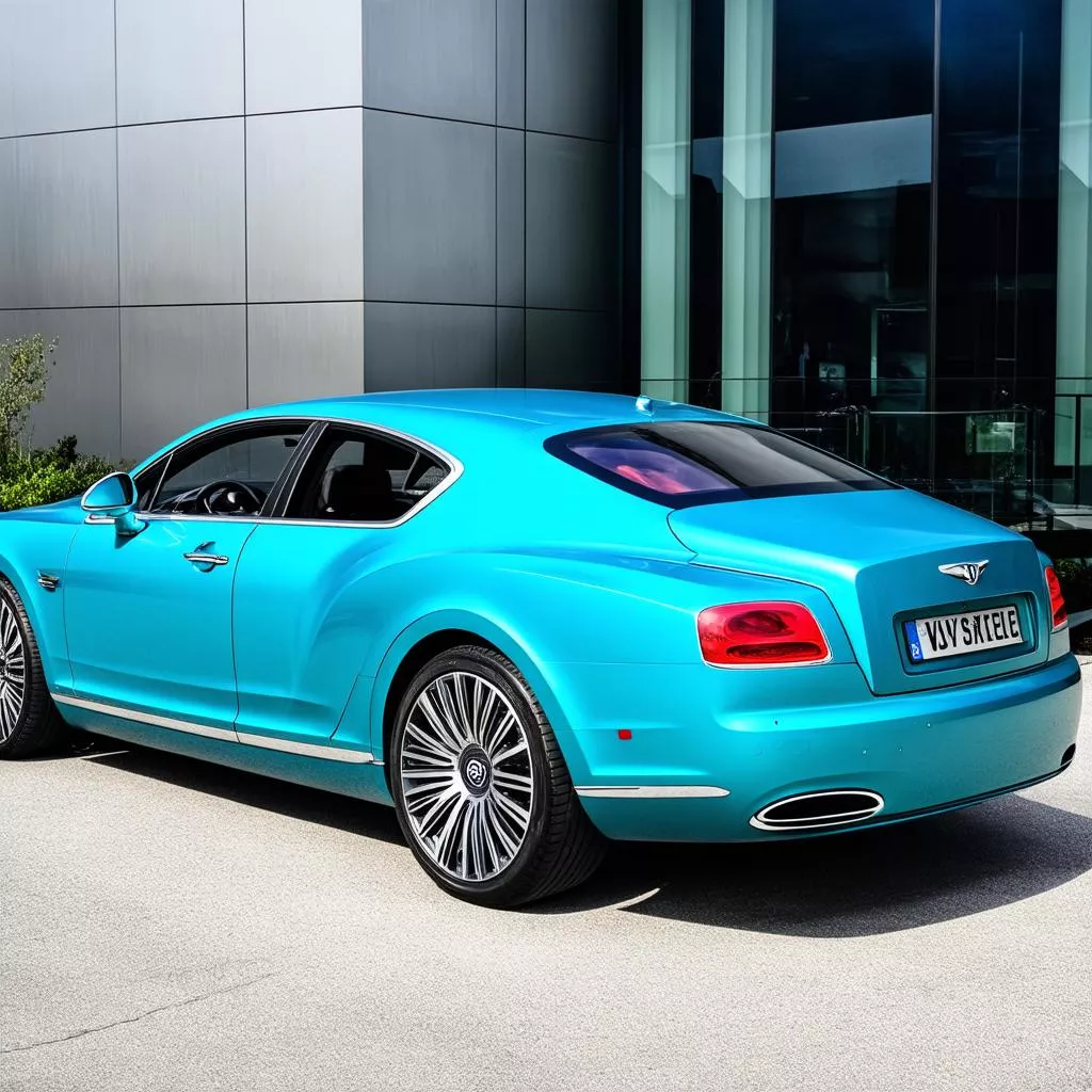 에메랄드 그린 색상 자동차: 고급스럽고 현대적인 아름다움