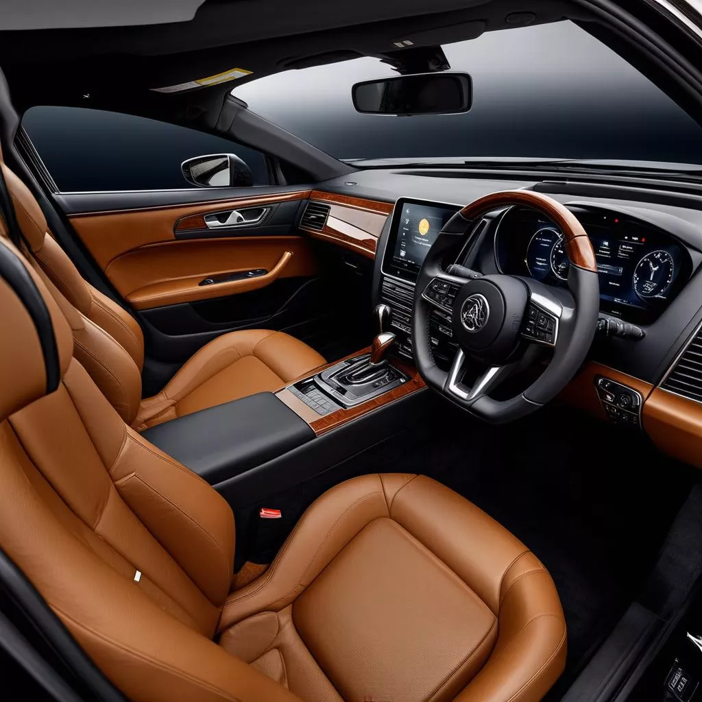 タイからの輸入車 - 高級な内装