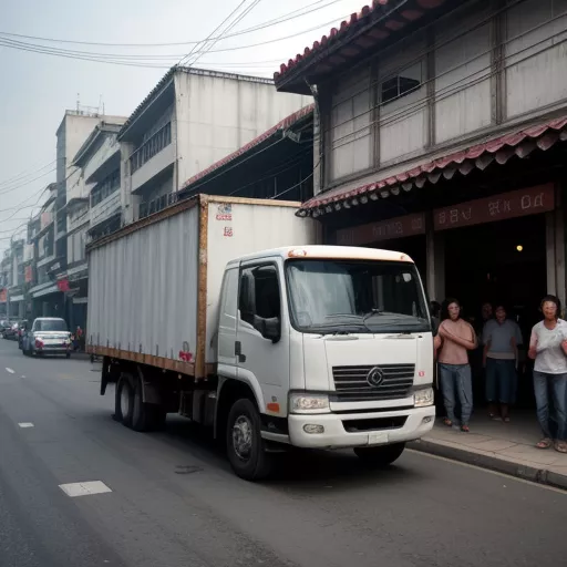 Xe tải 0.5 tấn giao hàng tại Hà Nội