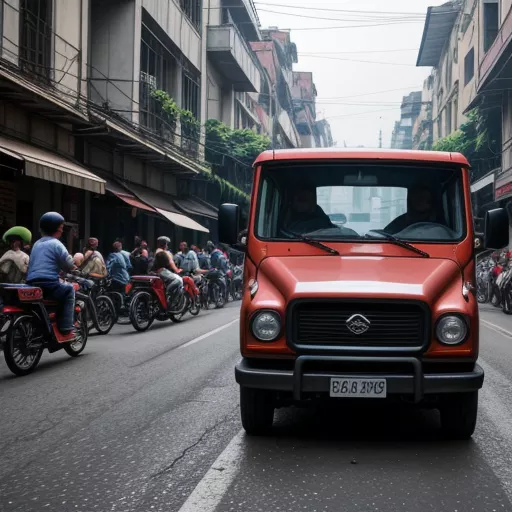 Autocarro da 1 Tonnellata: Il Re delle Strade di Hanoi
