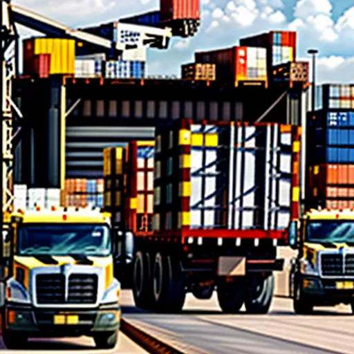 17t6 truck being loaded