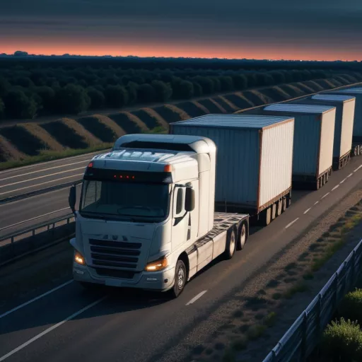 Truk 24 jam mengangkut barang