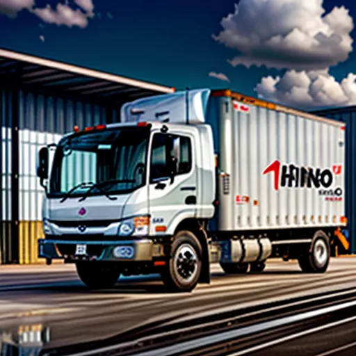 A Hino 4-ton refrigerated truck
