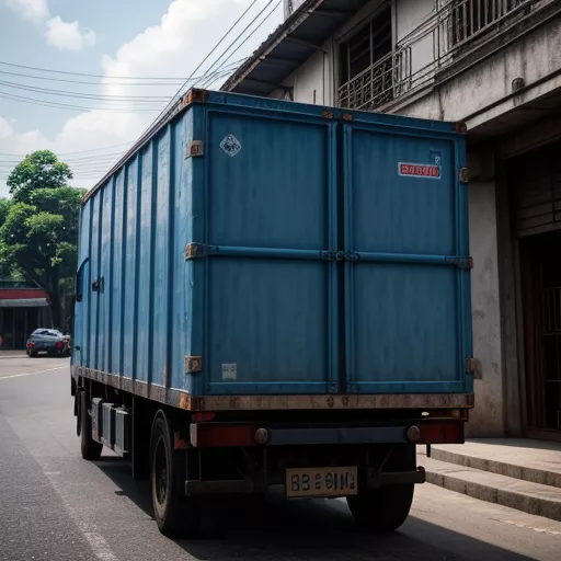 Xe tải 800kg Trường Giang thùng mui bạt