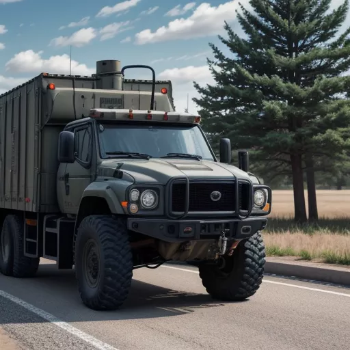Military Transforming Robot Truck