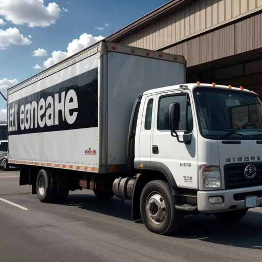 Truck with a 51 license plate parked at a store
