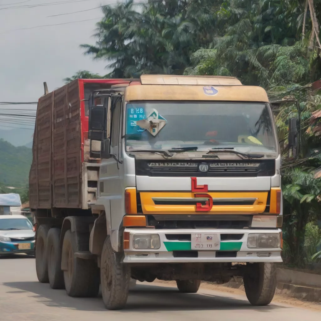 Camião com matrícula D - Lâm Đồng