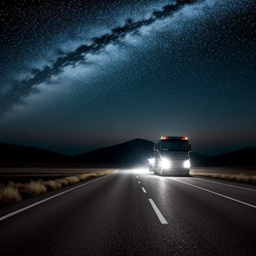 Top 5 Stunning Night Driving Photos: A Trucker's Passion
