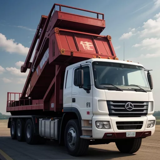 7-ton, 6-section Kanglim crane on a Chenglong tri-axle truck