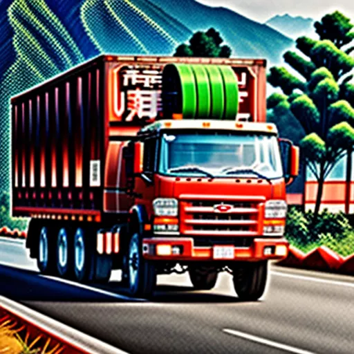 Camião Chenglong na Estrada