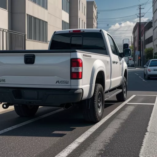 Chien Thang 3T45 flatbed truck driving on a city street