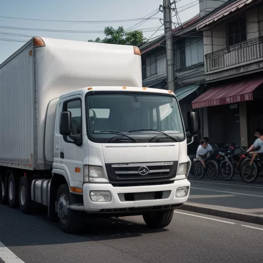 Chien Thang 2.5-ton canvas truck in Hanoi
