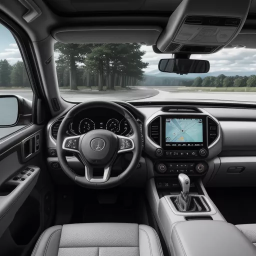Interior view of a Chien Thang 3T2 canvas truck