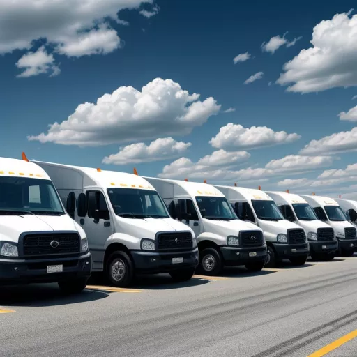 Sand truck at a dealership