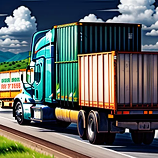 Xe tải chở hàng