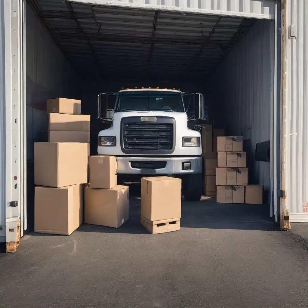 Xe tải chở hàng