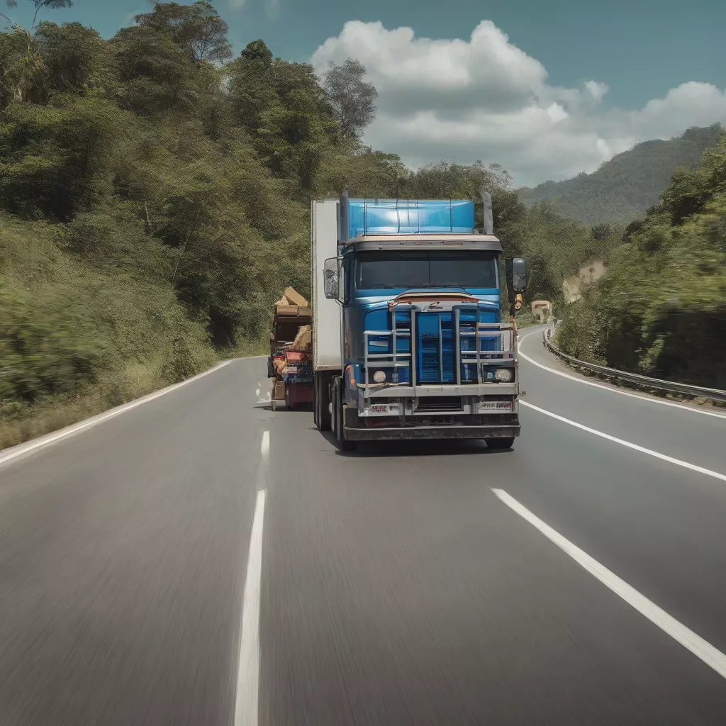 Xe tải chở hàng