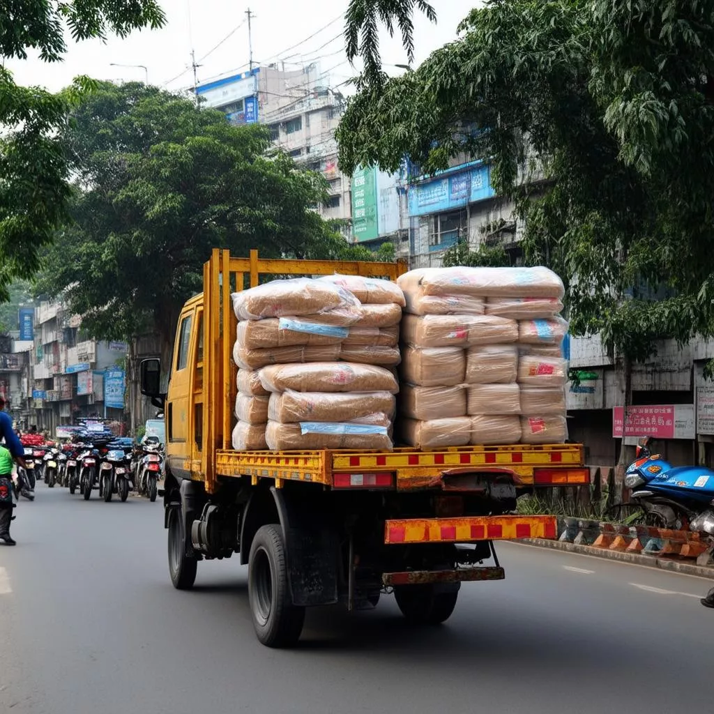 하노이 화물 트럭
