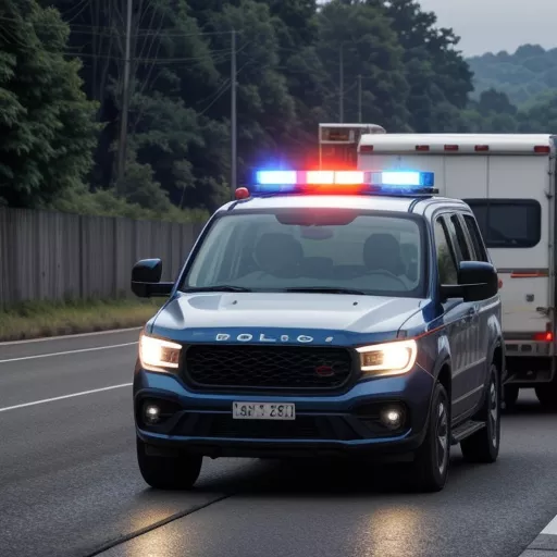 Traffic Police Trucks: Silent Guardians on Vietnam's Roads