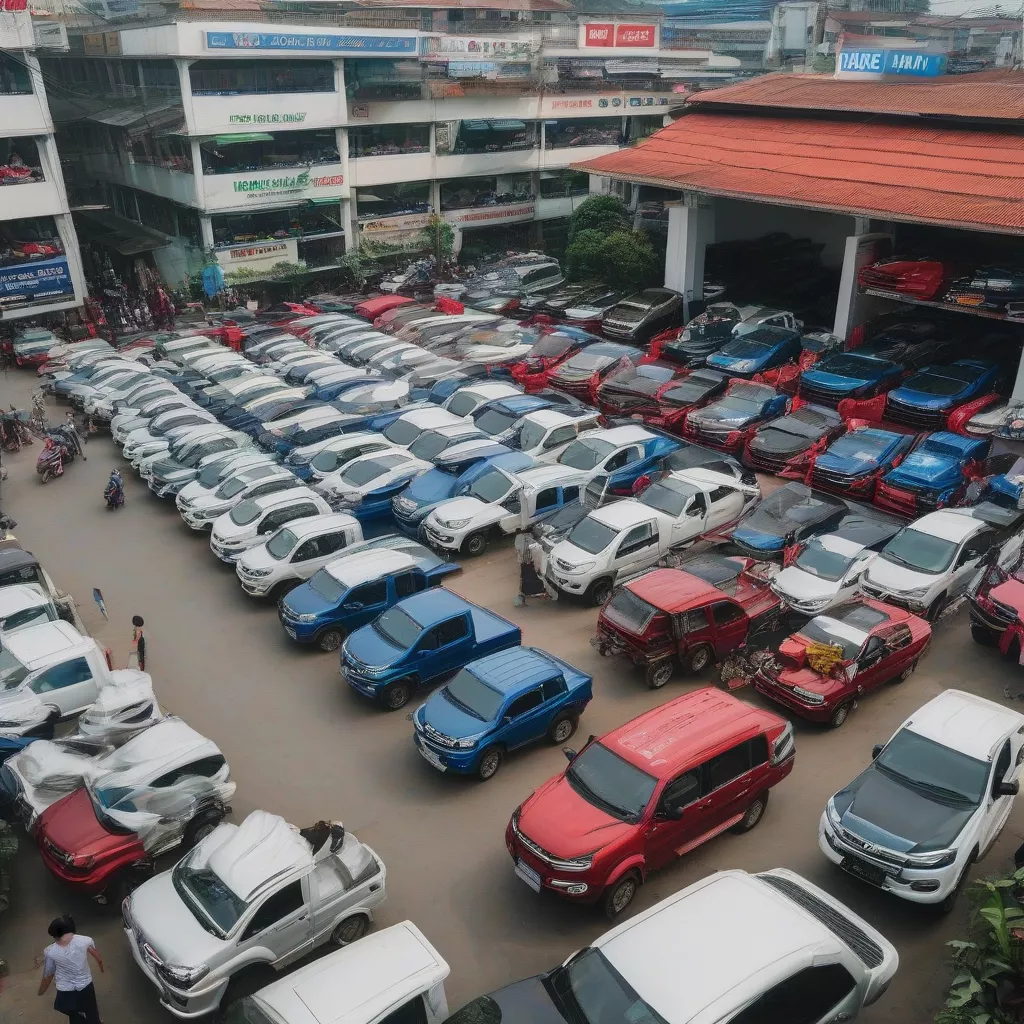 Camiões usados em Hanói
