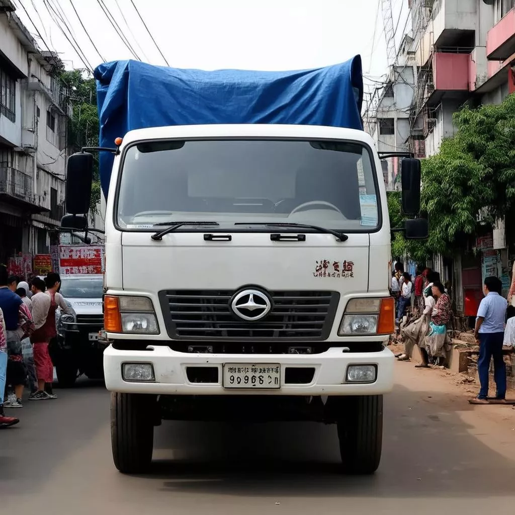 Xe tải cũ tại Hà Nội