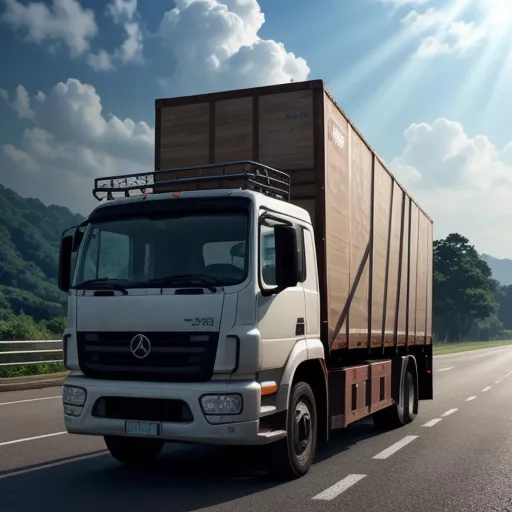 Camion Cửu Long 11 tonnes transportant des marchandises