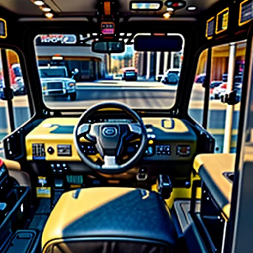 Interior do camião DF18