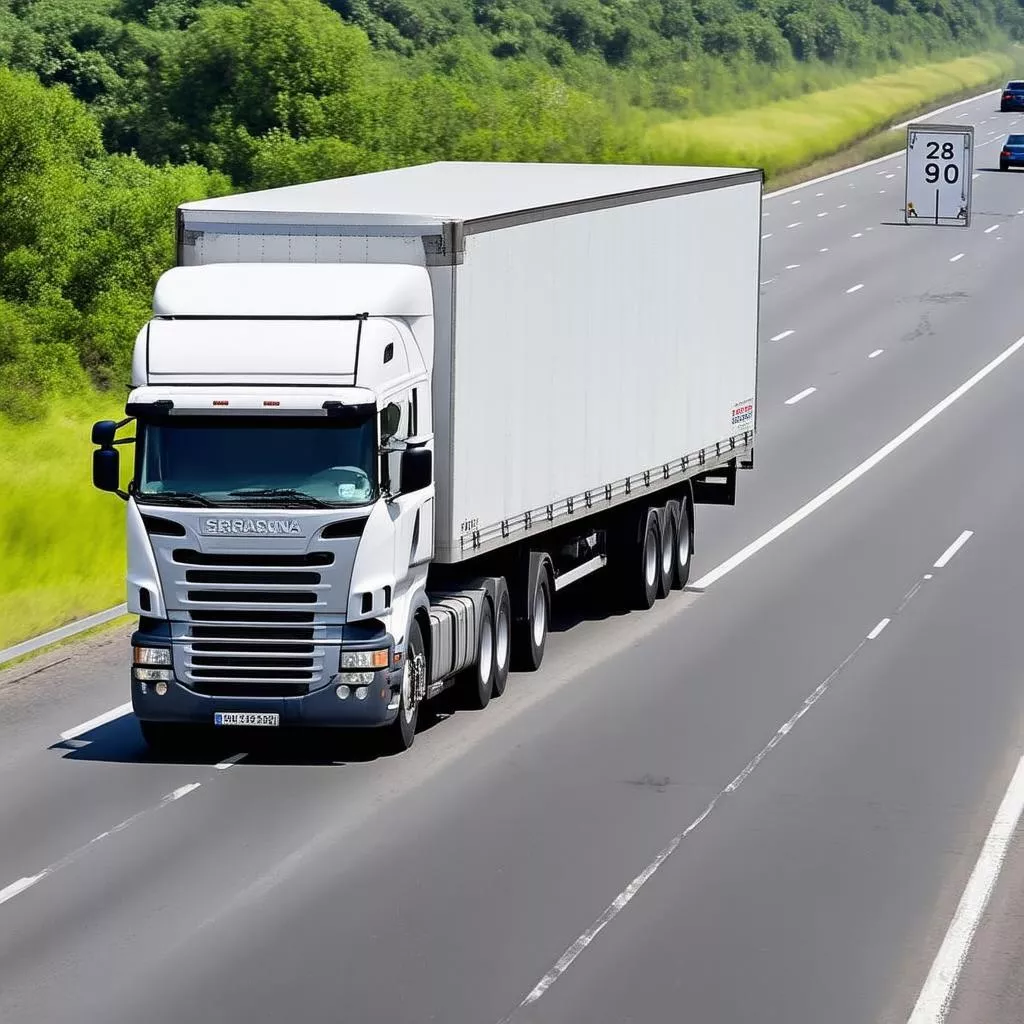 LKW auf der Autobahn