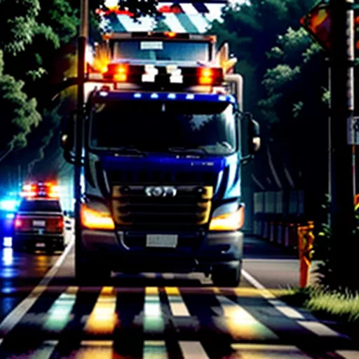 Truck fined for entering a prohibited road