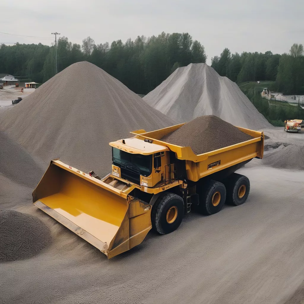 Lkw auf einer belebten Straße