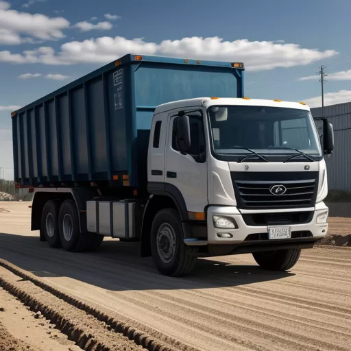 Hyundai dump truck