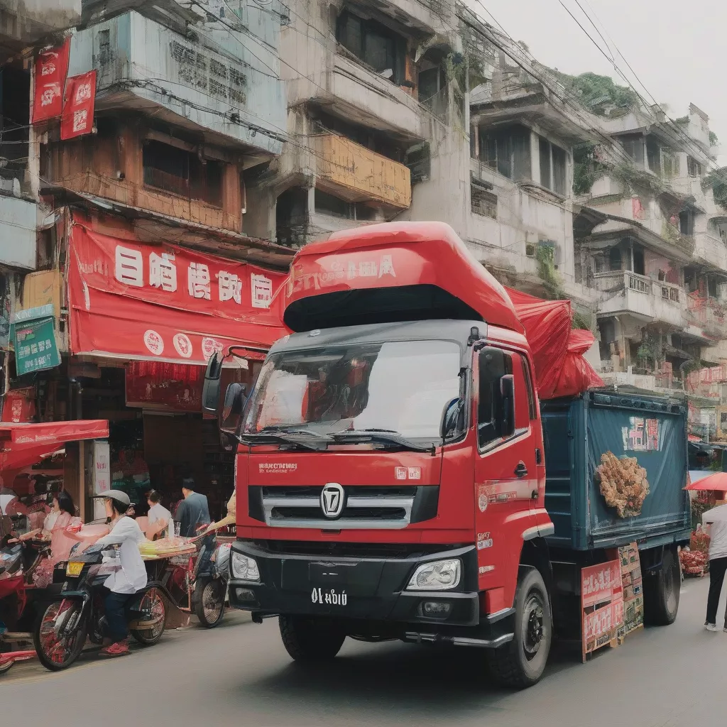 Camion Dongfeng Hoàng Huy