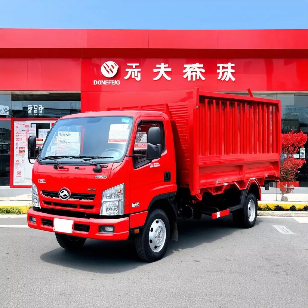 Xe tải thùng Dongfeng Hoàng Huy