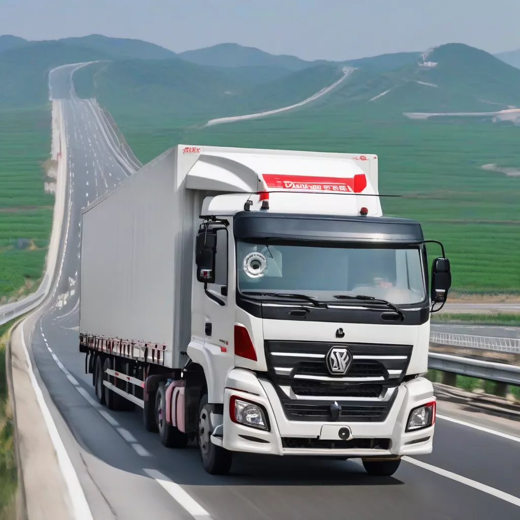 Dongfeng truck in operation