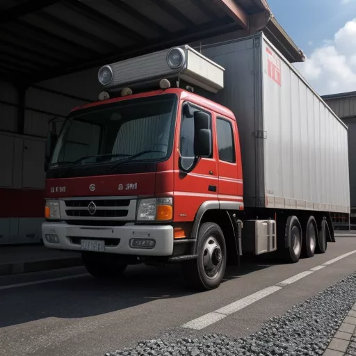 Dongfeng truck equipped with GPS Binh An