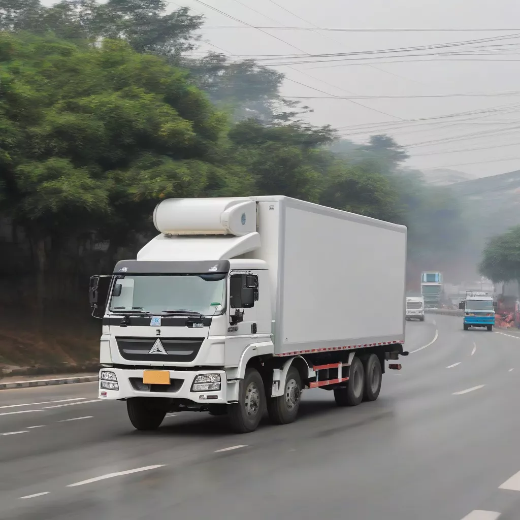 दमदार Howo 4 चक्का रेफ्रिजेरेटेड ट्रक: जानें सब कुछ