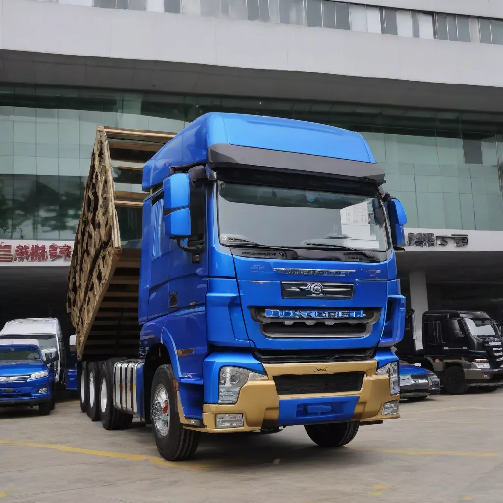 Xe tải Dongben X30 màu xanh được bày bán tại đại lý