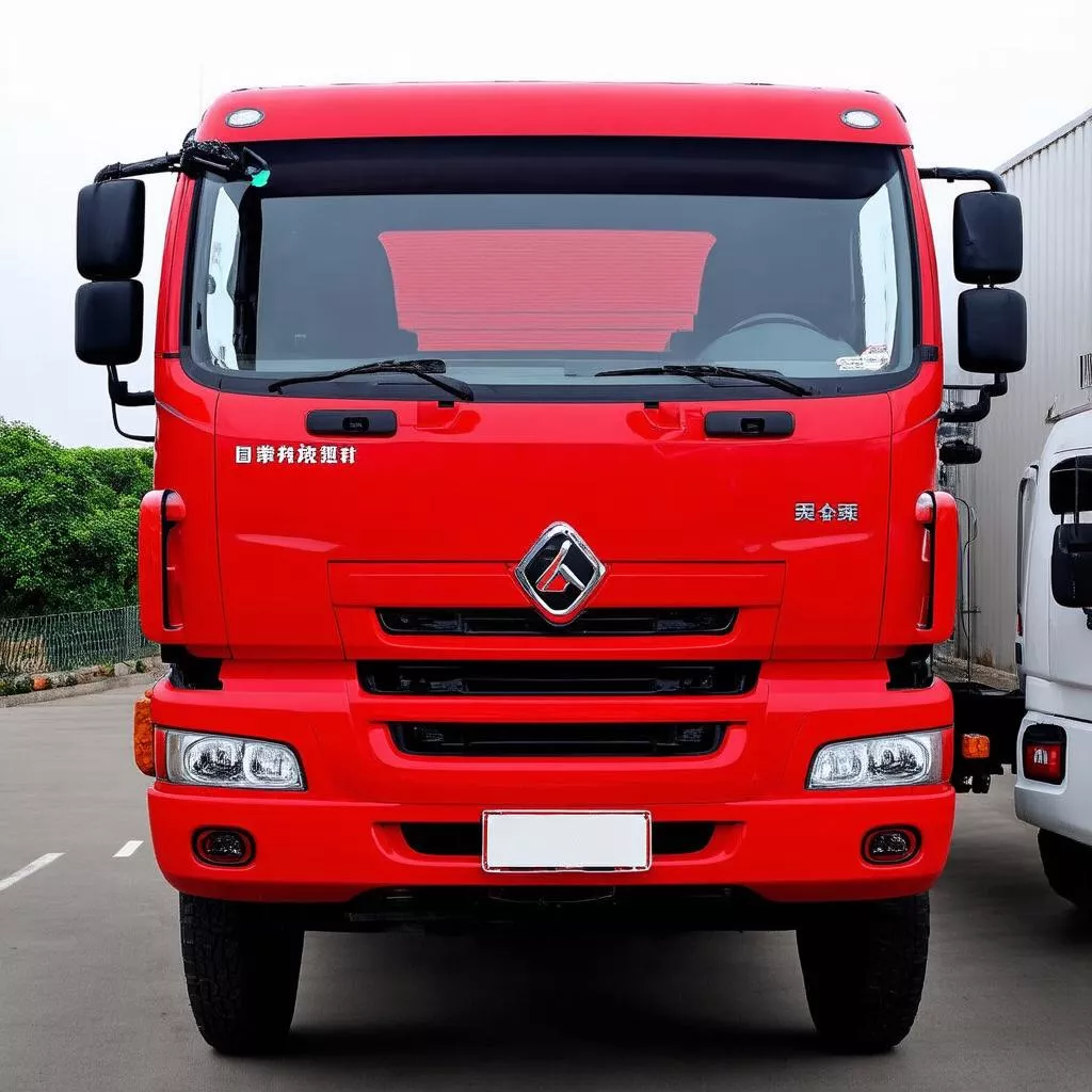 Xe tải Dongfeng sau khi phục hồi nhựa