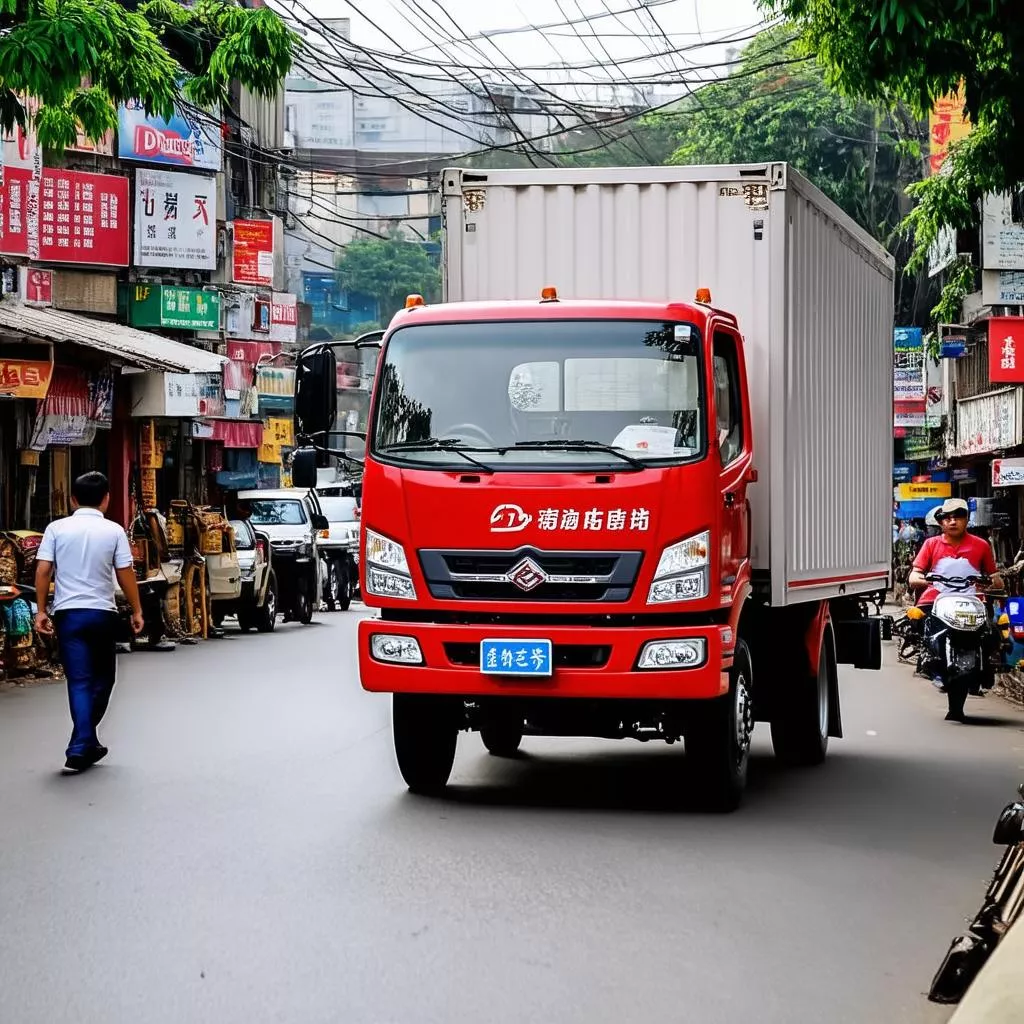 Dongfeng truck in Hanoi