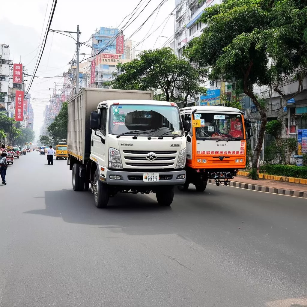 Xe tải Dongfeng tại Hà Nội