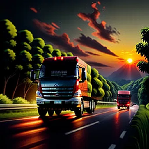 Dongfeng Truck Transporting Goods