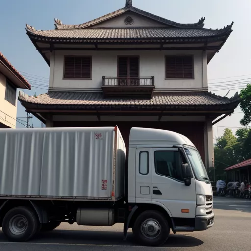 Xe tải DongZu Euro đậu tại Hà Nội